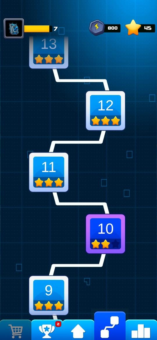 Circuit Connect level map